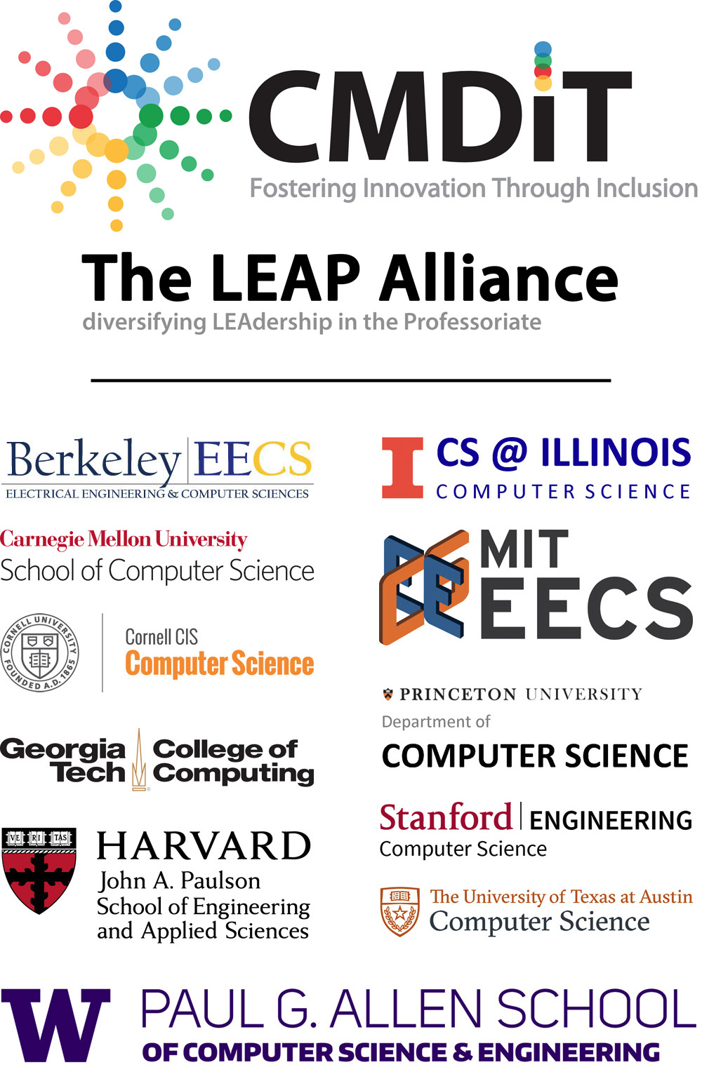 The Leap Alliance Diversifying Leadership In The Professoriate Paul G Allen School Of Computer Science Engineering