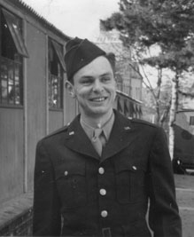 Jerre as a soldier in uniform